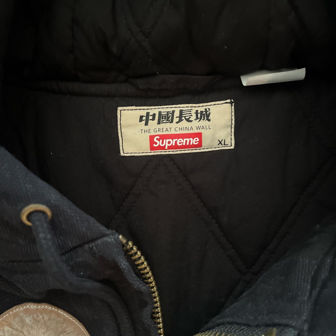 Supreme Great China Wall hooded work jacket -Asking | Depop Supreme Great China Wall hooded work jacket -Asking | Depop