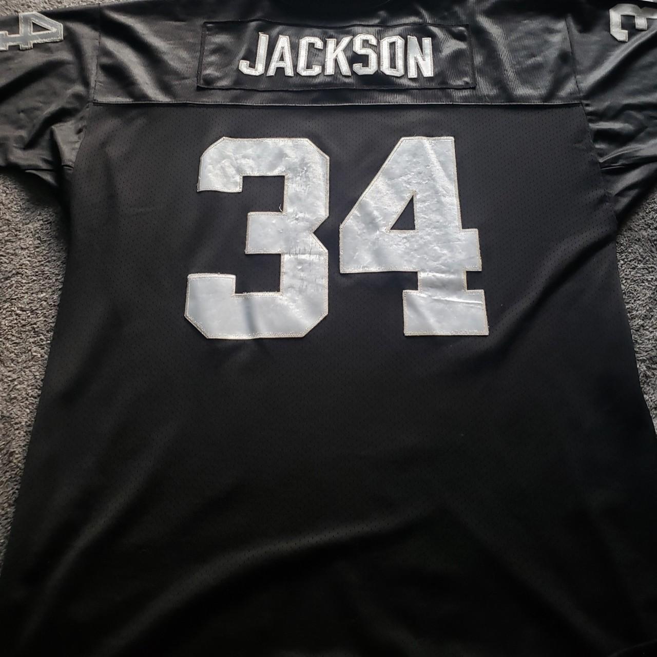 Vintage 90’s Bo Jackson Los Angeles Raiders newest Nike NFL Football Mens Shirt