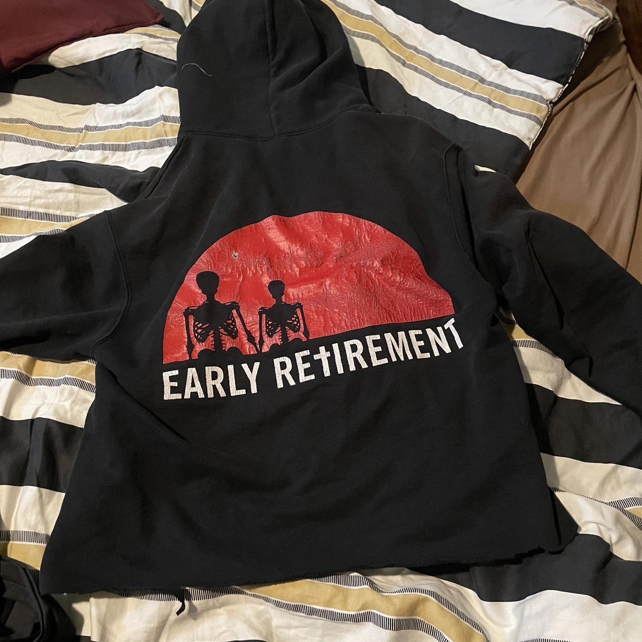 RTA early retirement black popular hoodie