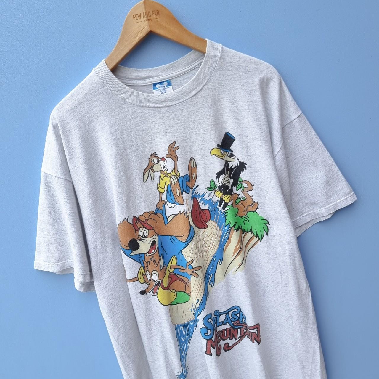 Vintage 90s Disney Splash Mountain T Shirt Rare as... Depop