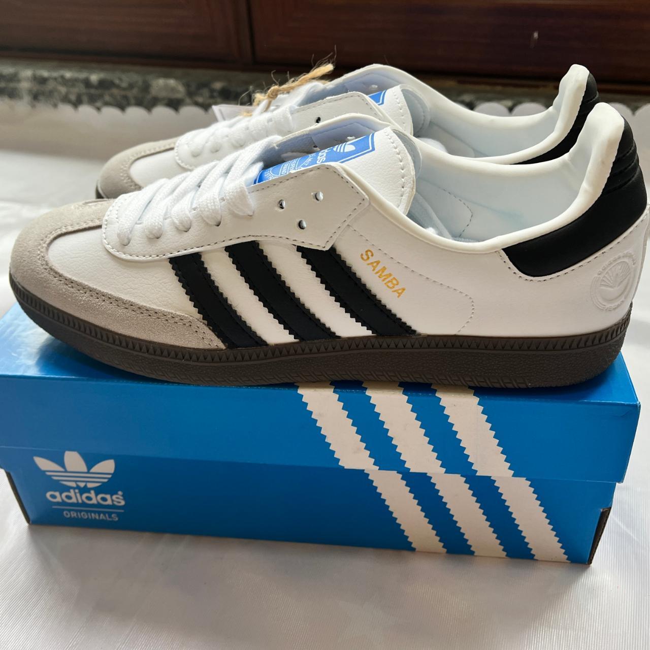 Uk 7.5 Eur 41 Adidas Samba Vegan Originales Unused, - Depop