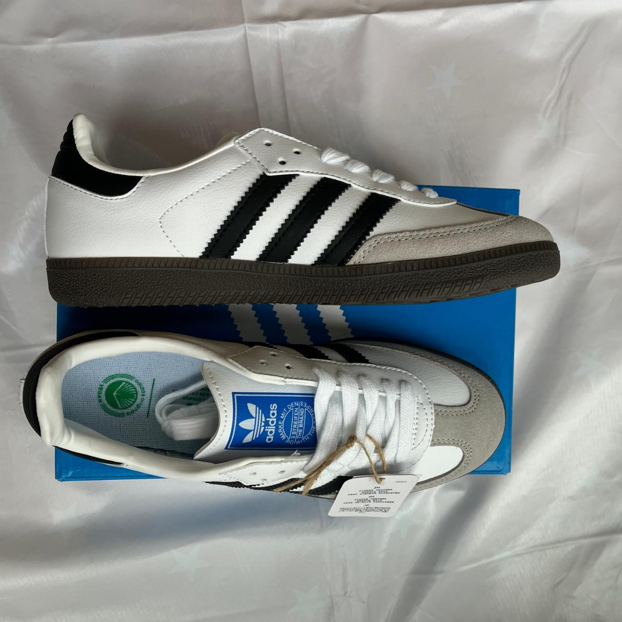 uk 7.5 Eur 41 adidas samba vegan originales Unused,... - Depop