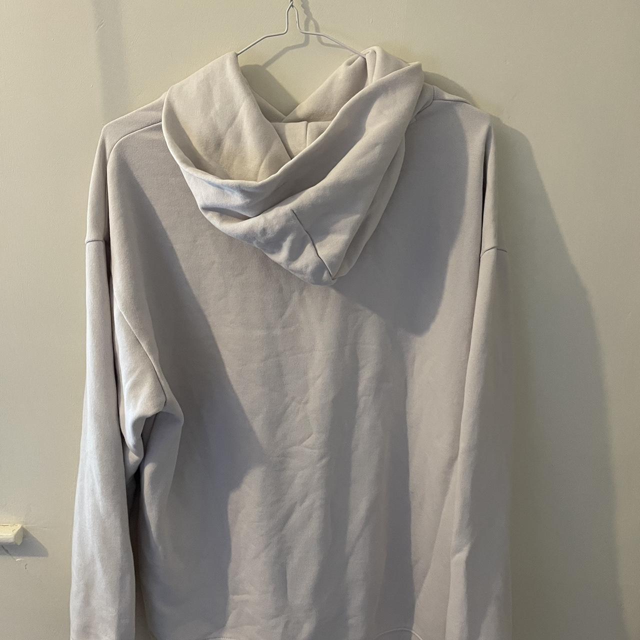 Muji cream hoodie oversized - Depop