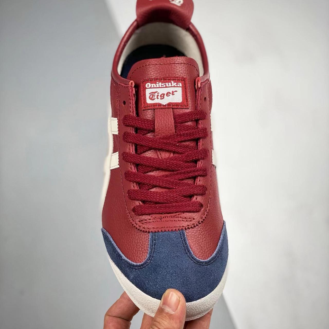 Onitsuka Tiger red sneakers | Depop
