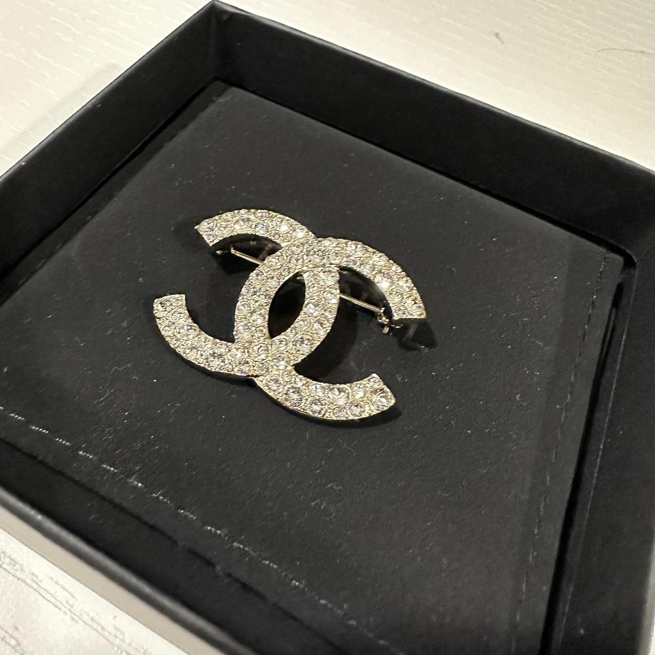 Chanel 20C crystal brooch #chanel - Depop