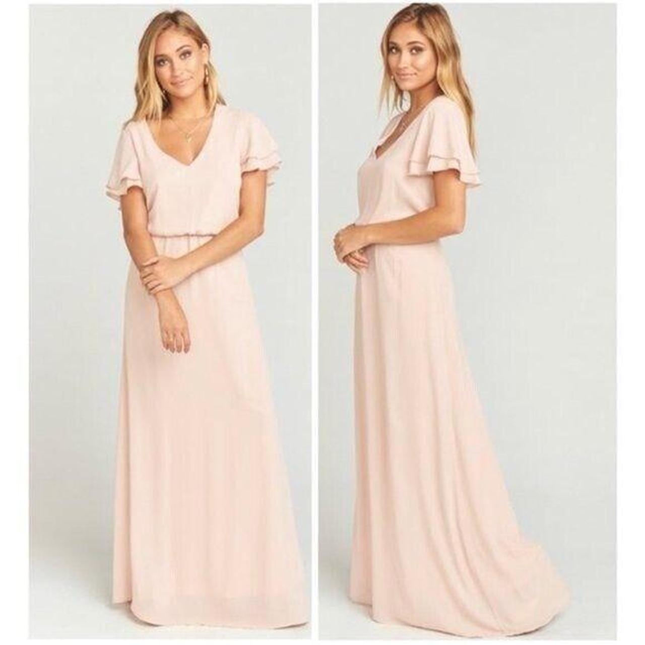 Show Me Your MuMu Michelle Flutter store Maxi Dress