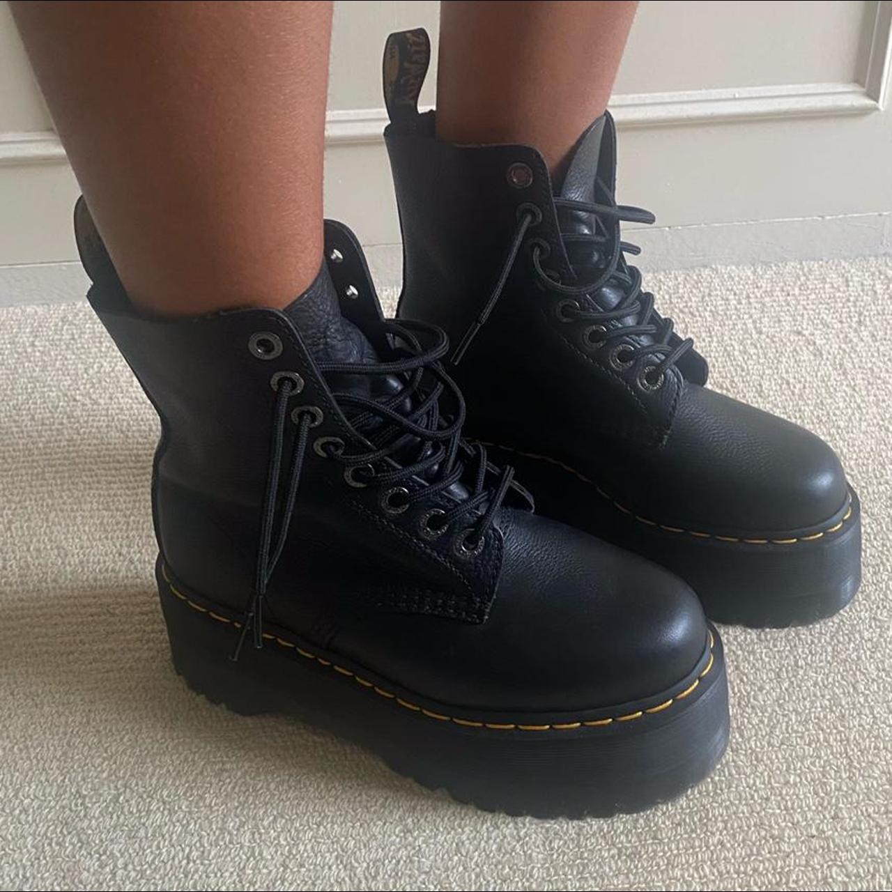 BRAND NEW dr.Martens soft leather platform... Depop