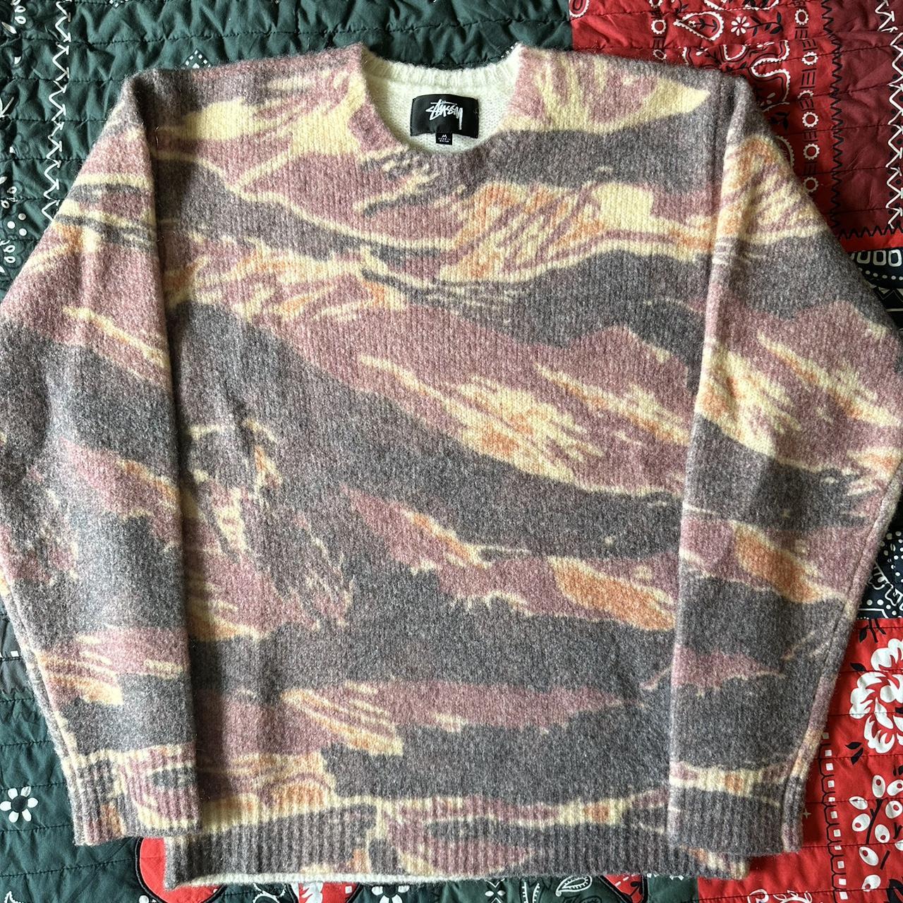 STUSSY TIGERS PRINT SWEATER 22aw（STUSSY ステューシーTIGER
