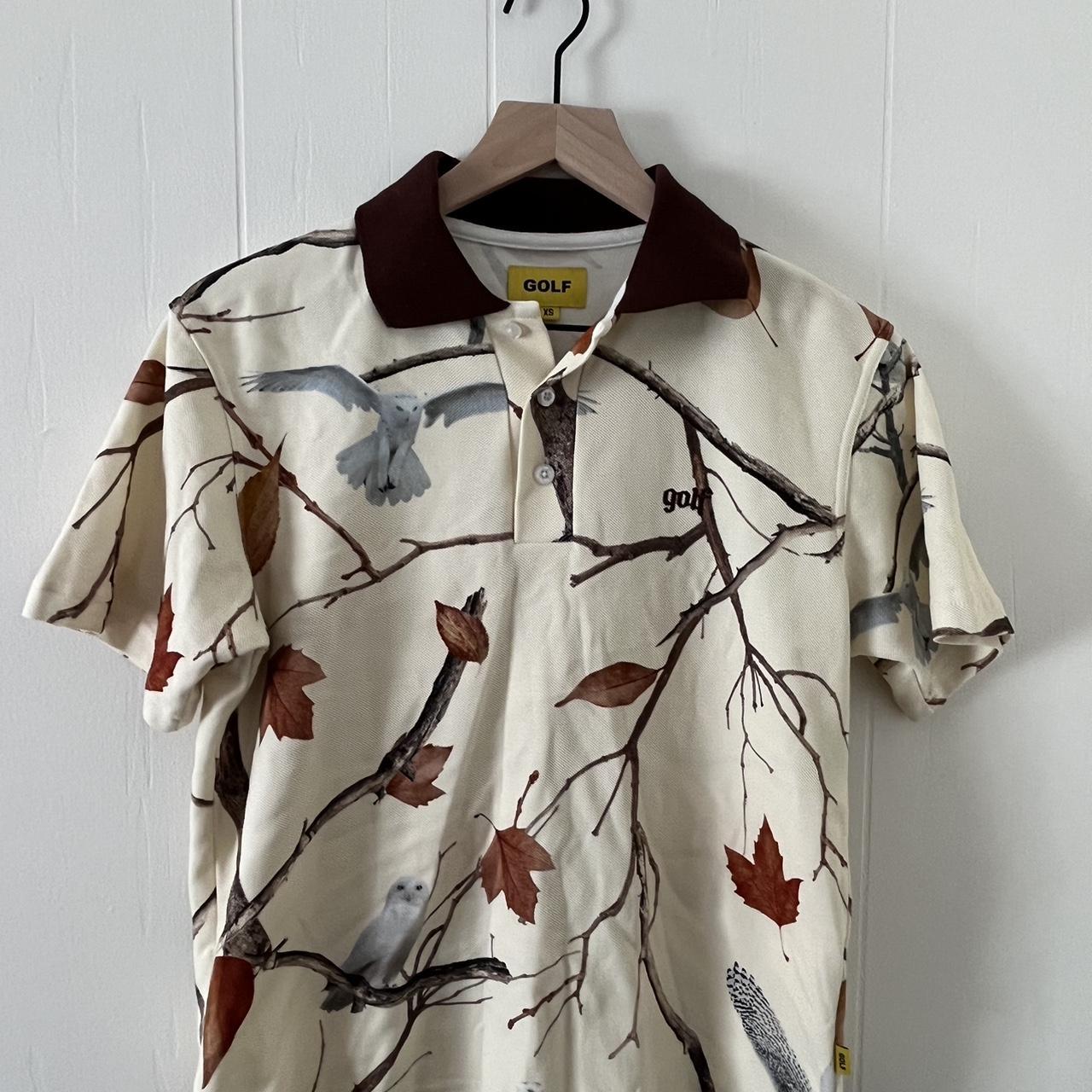 Golf Wang Shirts Golf Wang Owl Camo Polo | Depop