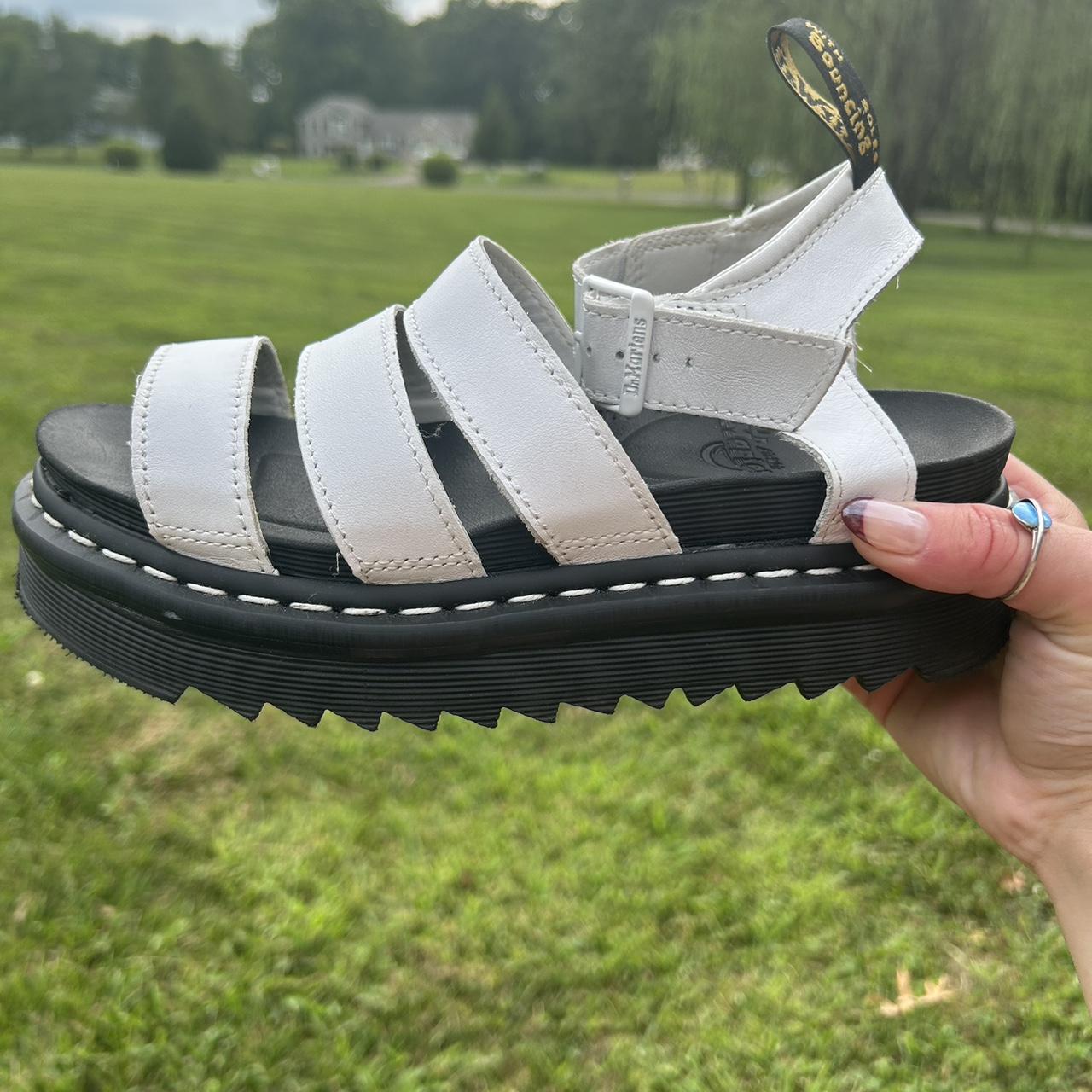 Doc Marten Platform Sandals in the style Blaire Depop