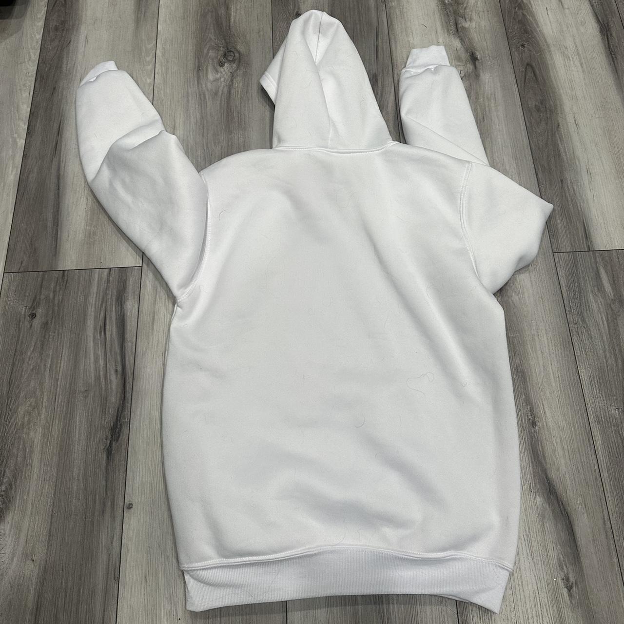 Sp5der Hoodie White Rhinestone Size Medium Brand New | Depop