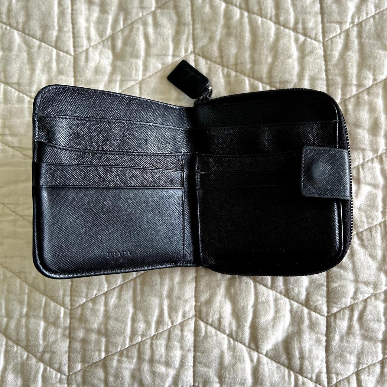 ⭐️BRAND Prada ⭐️FEATURES/ ACCENTS Black Leather... Depop