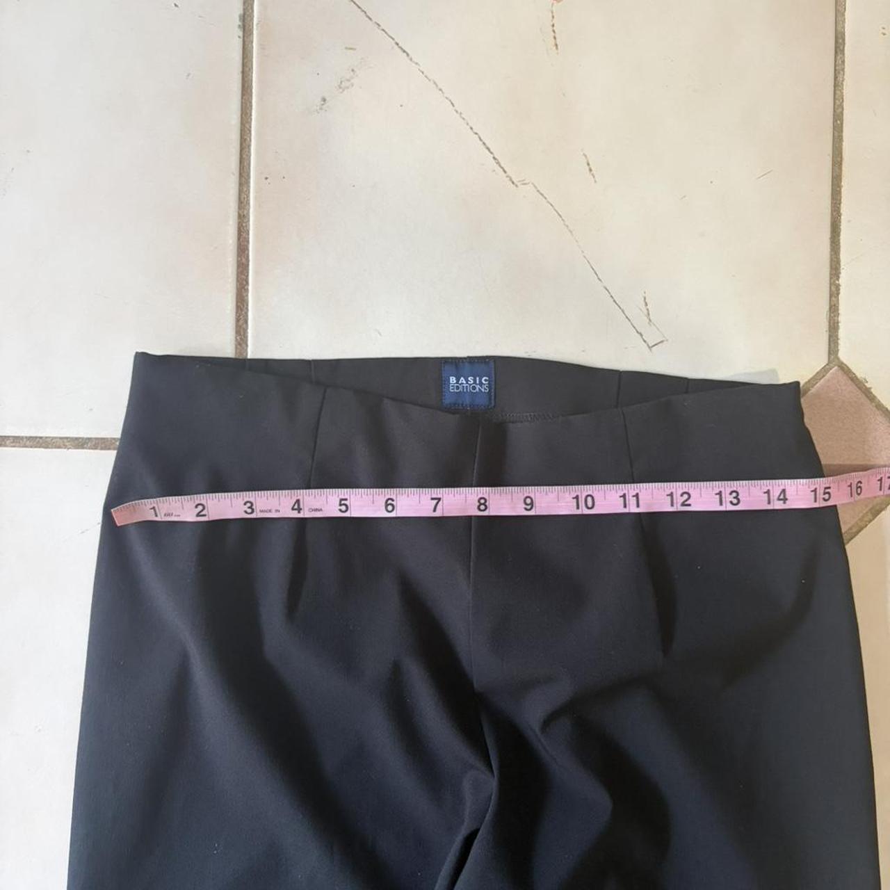 Basic Editions Women's Pants - Black - 6 – Basic … - image 5