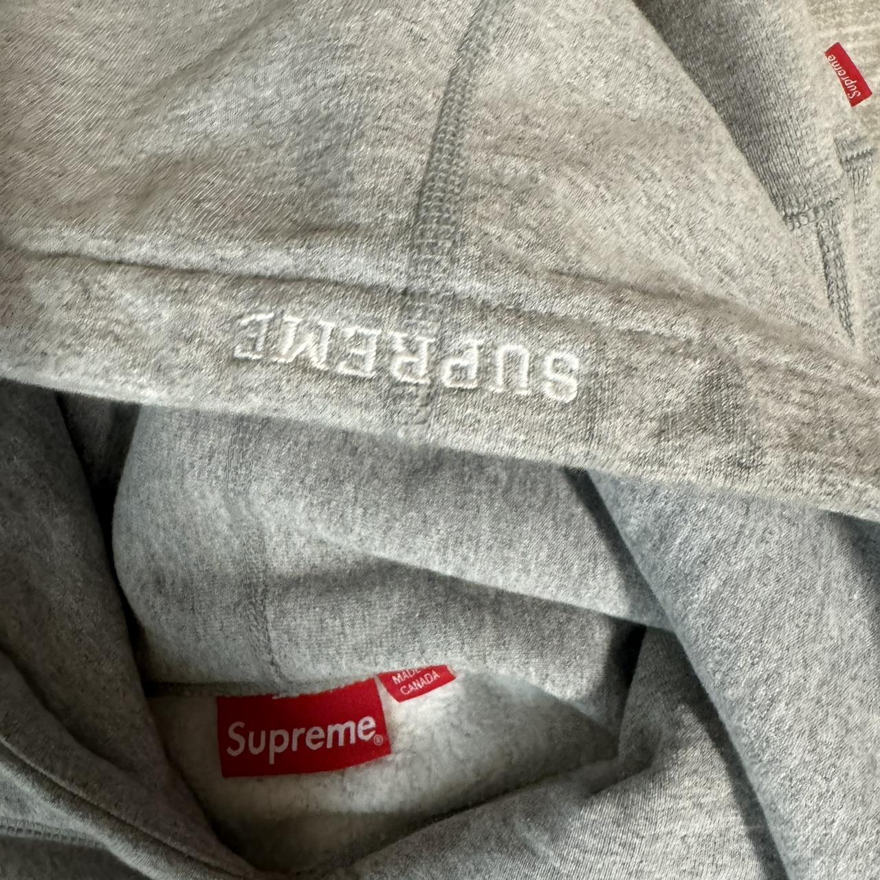 medium supreme s logo hoodie excellent condition... - Depop