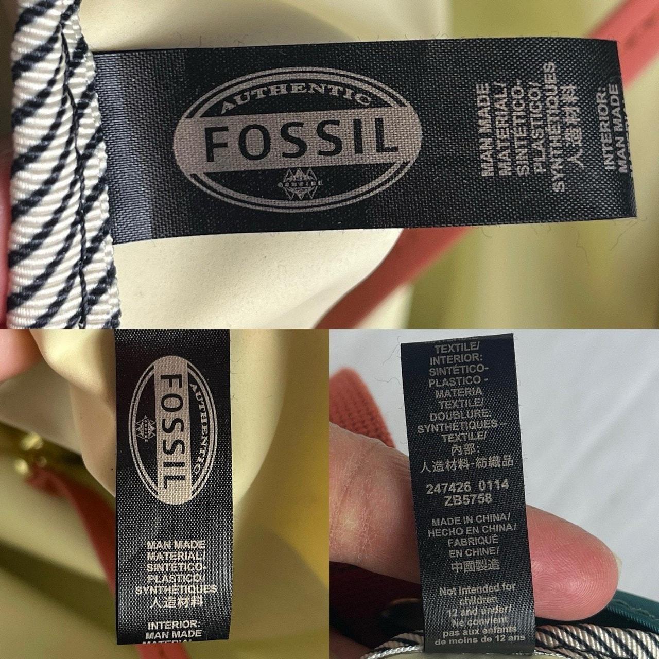 Fossil Women's Bag - Green/Orange – Fossil Key Pe… - image 7