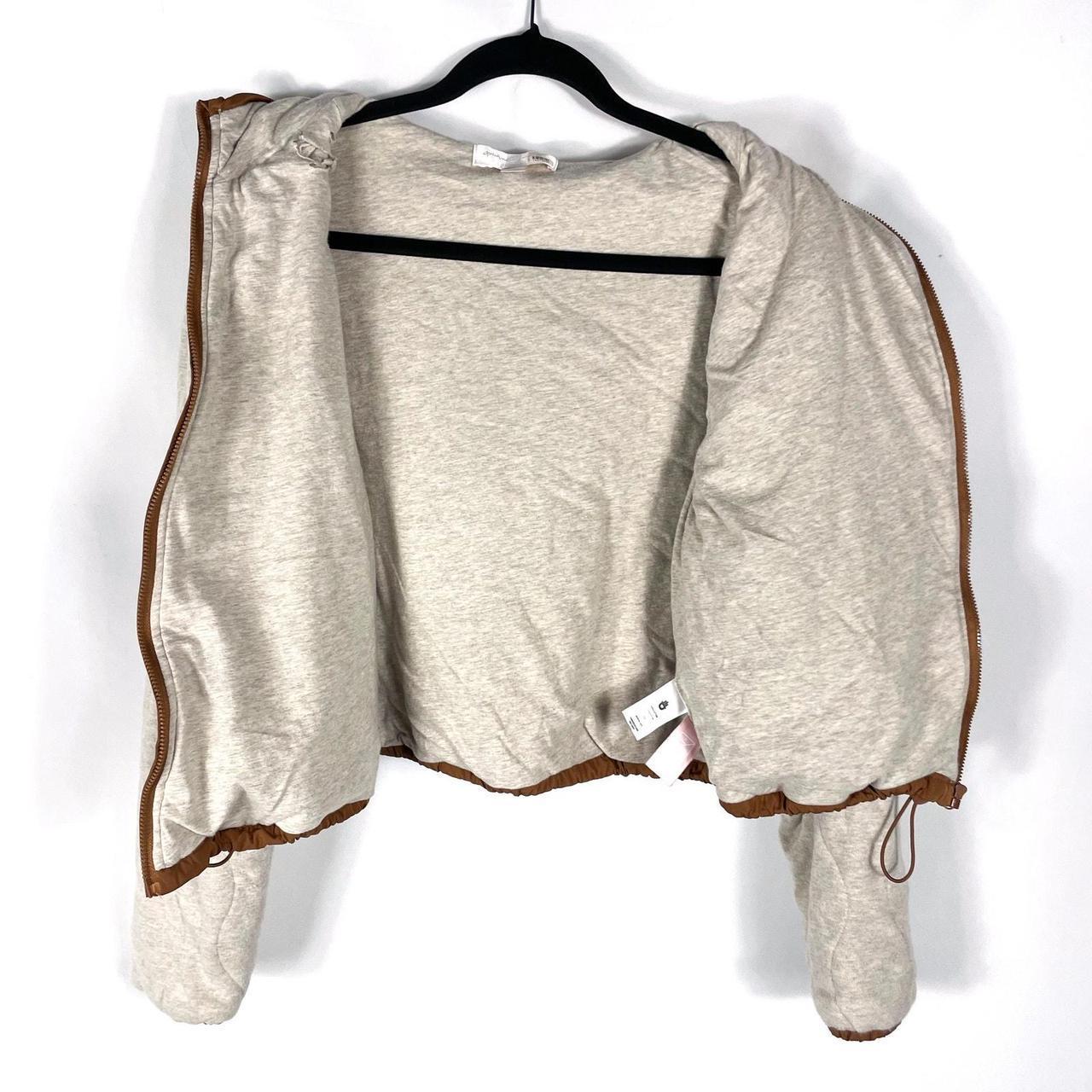 Spiritual Gangster Quilted Bomber Jacket Tan Depop