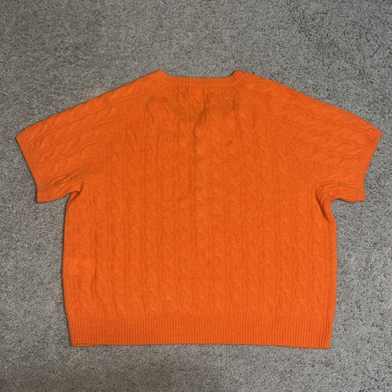 J. Crew Cashmere Cable-Knit Henley Short Sleeve | Depop