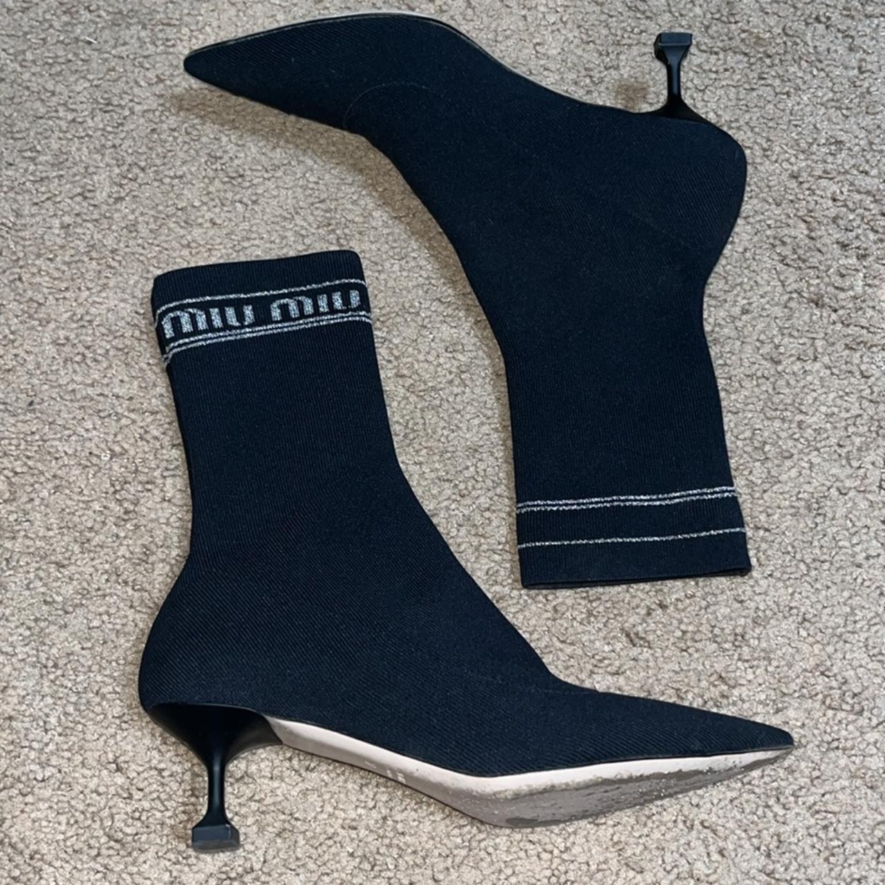 Miu Miu Women's Boots - Black - US 7 – Miu Miu Bl… - image 3