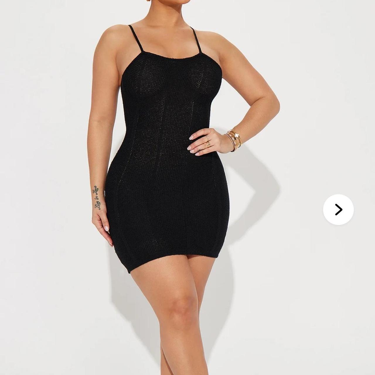 #fashionnova black mini #knit No