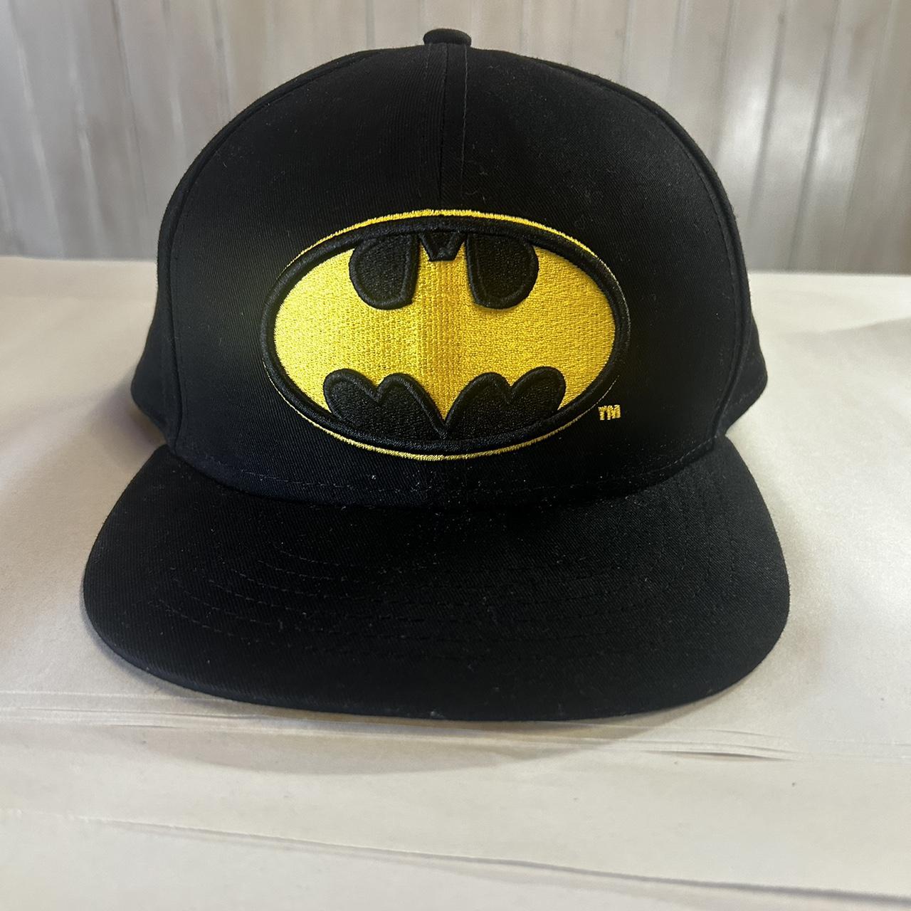 Dc Comics Black Batman Hat DC Comics Embroidered Batman Black And