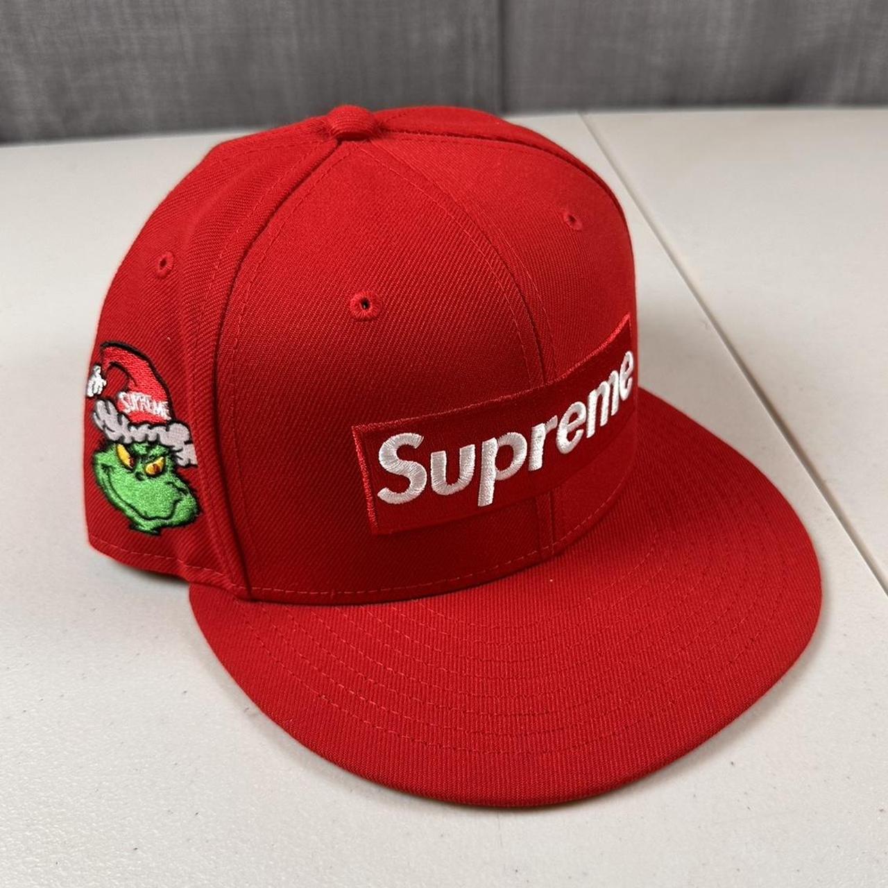 Supreme Men's Hat Red – Supreme Grinch New Era Fitted Hat Red …