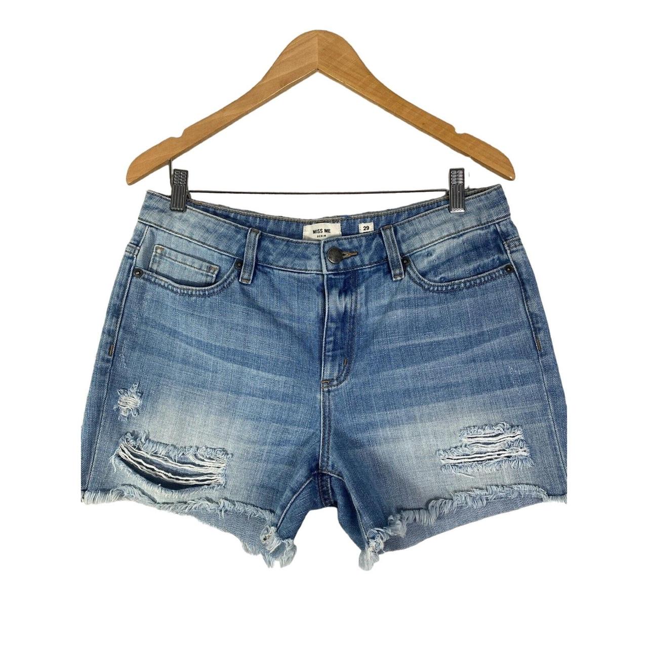 Miss me boyfriend shorts blue sale jean denim shorts