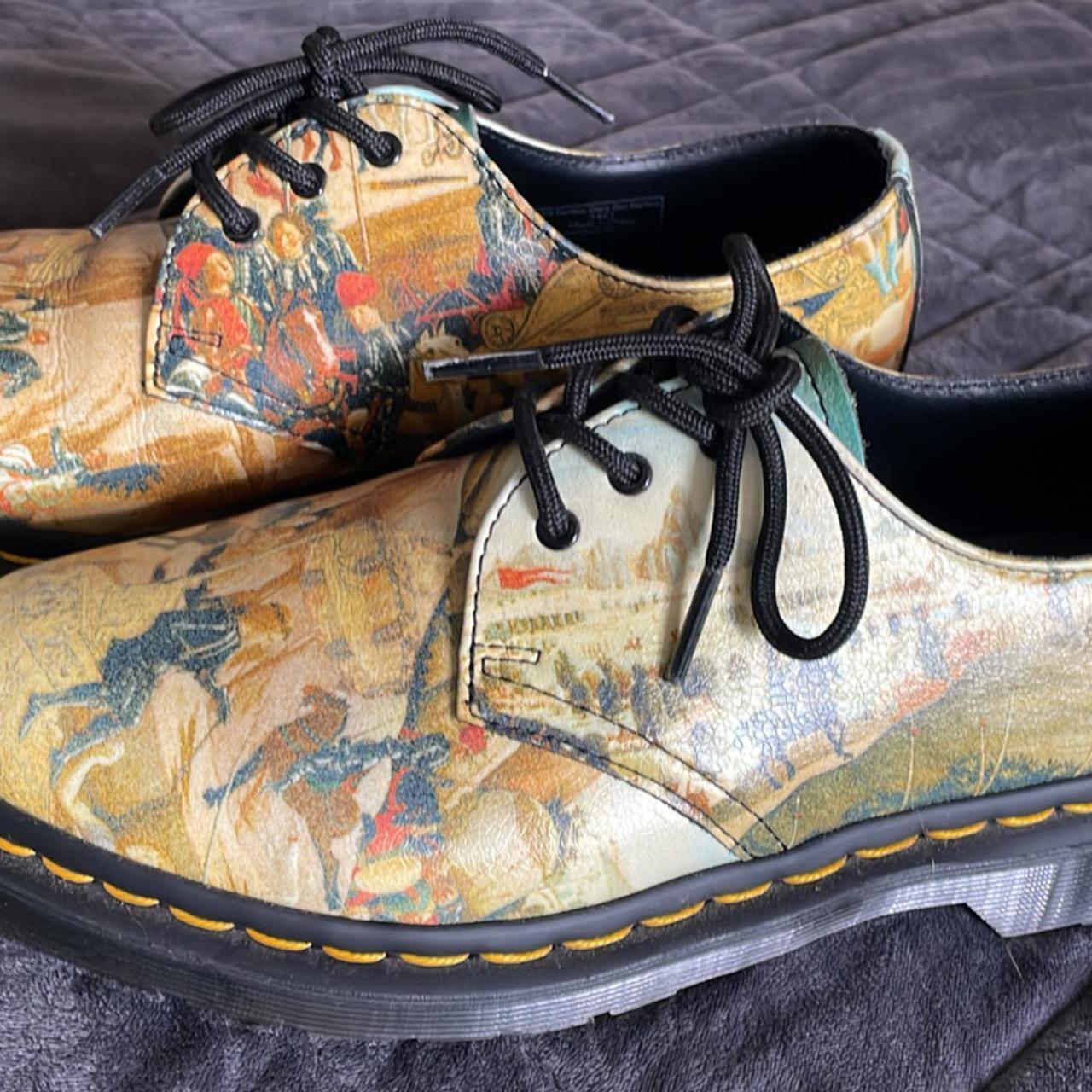 靴 Dr.Martens 1461 D'ANTONIO RENAISSANCE DR MARTENS 1461 D'Antonio Renaissance Unisex Leather | Depop