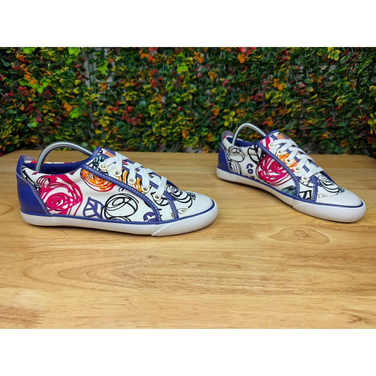 Coach Women's Sneakers Purple/Multi US – Coach Barrett Poppy