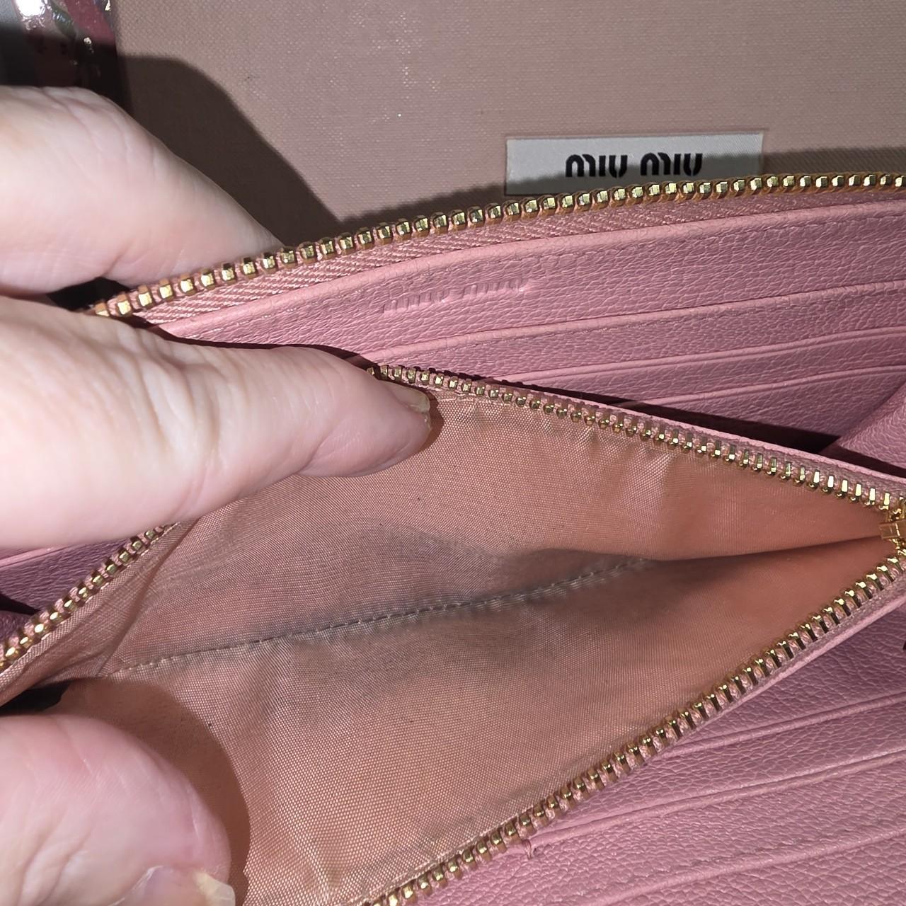 Miu Miu Women's Wallet - Pink – Miu Miu Luxury du… - image 8