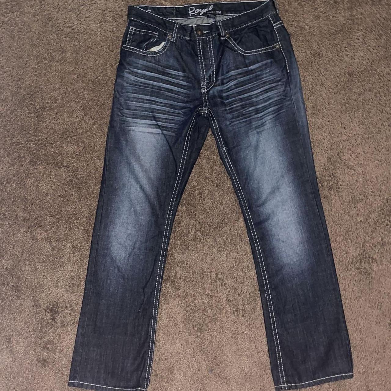 Royal Premium Jeans 36x32 Faded Denim tagged for | Depop