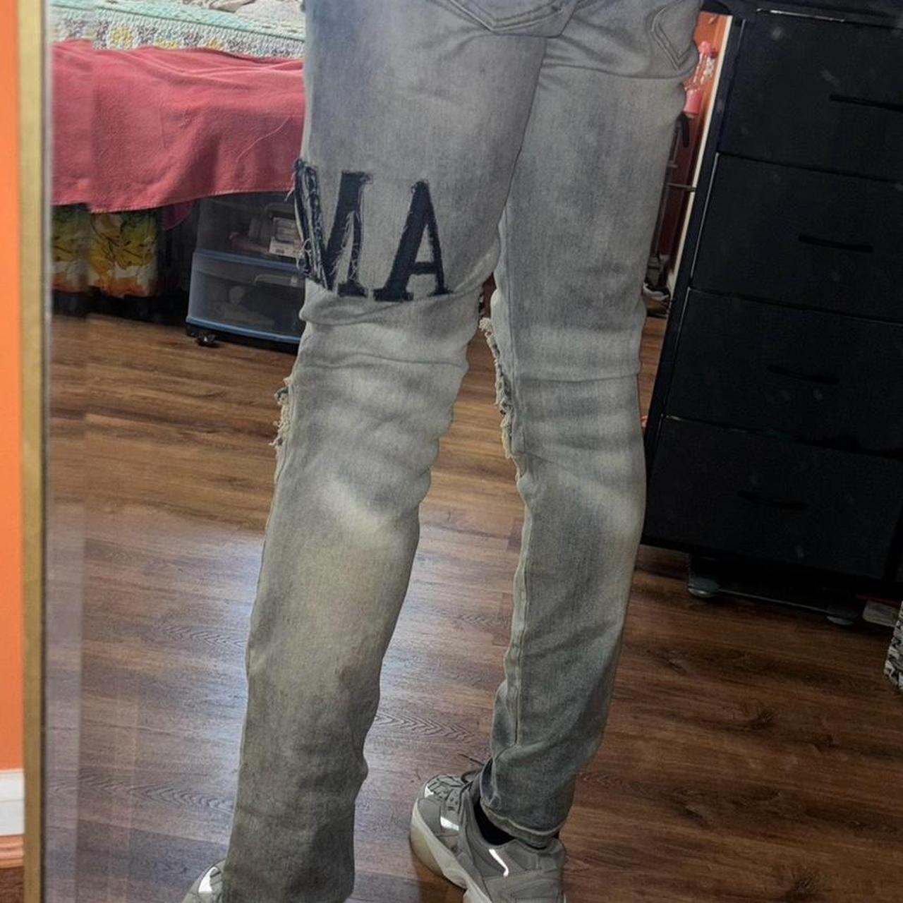 Worn a lil still good for a pic knee strings ripped... - Depop