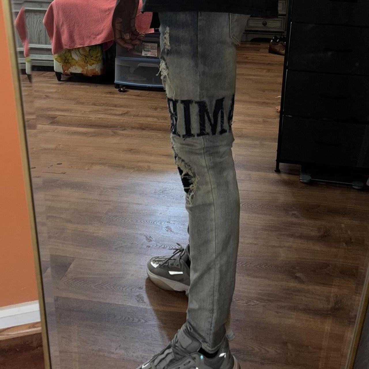 Worn a lil still good for a pic knee strings ripped... - Depop