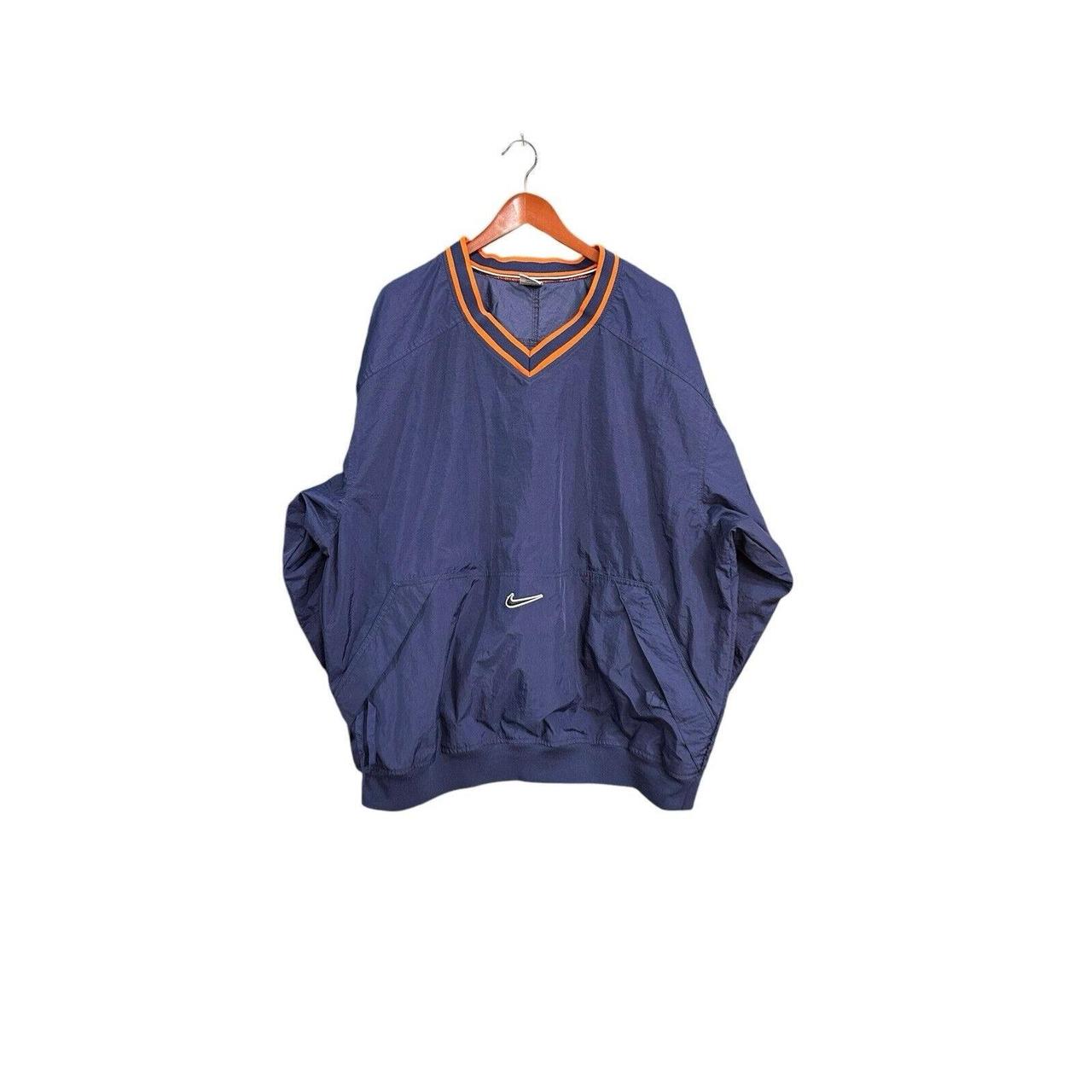 90s Nike Vintage Nylon Center Swoosh Logo Anorak Jacket | eBay