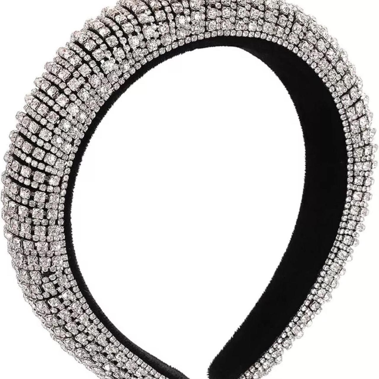 Deals NWT ZARA rhinestone mesh headband