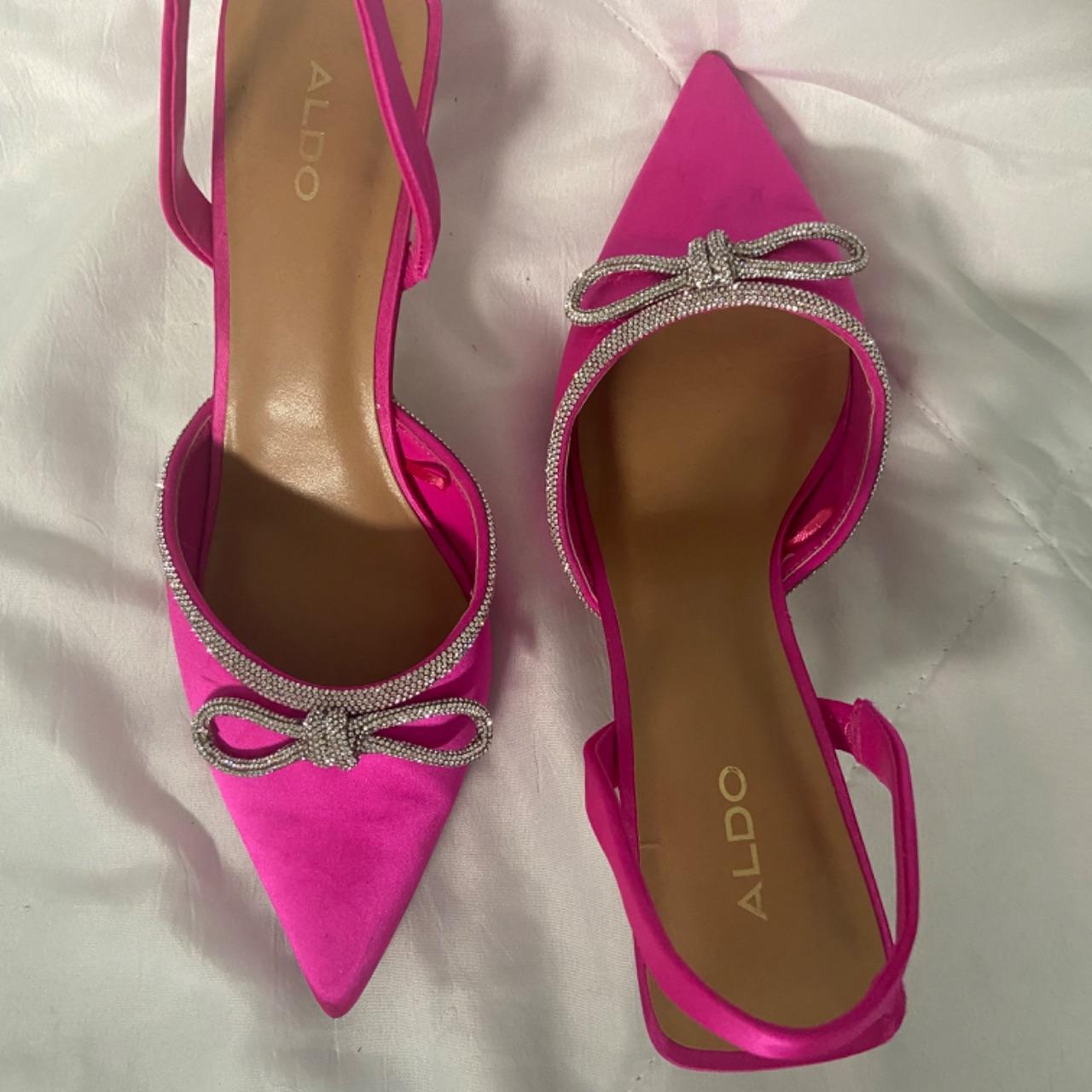 Pink Aldo Kitten Heel Shoes ALDO Womens Heeled Sandals RANOBANTAR