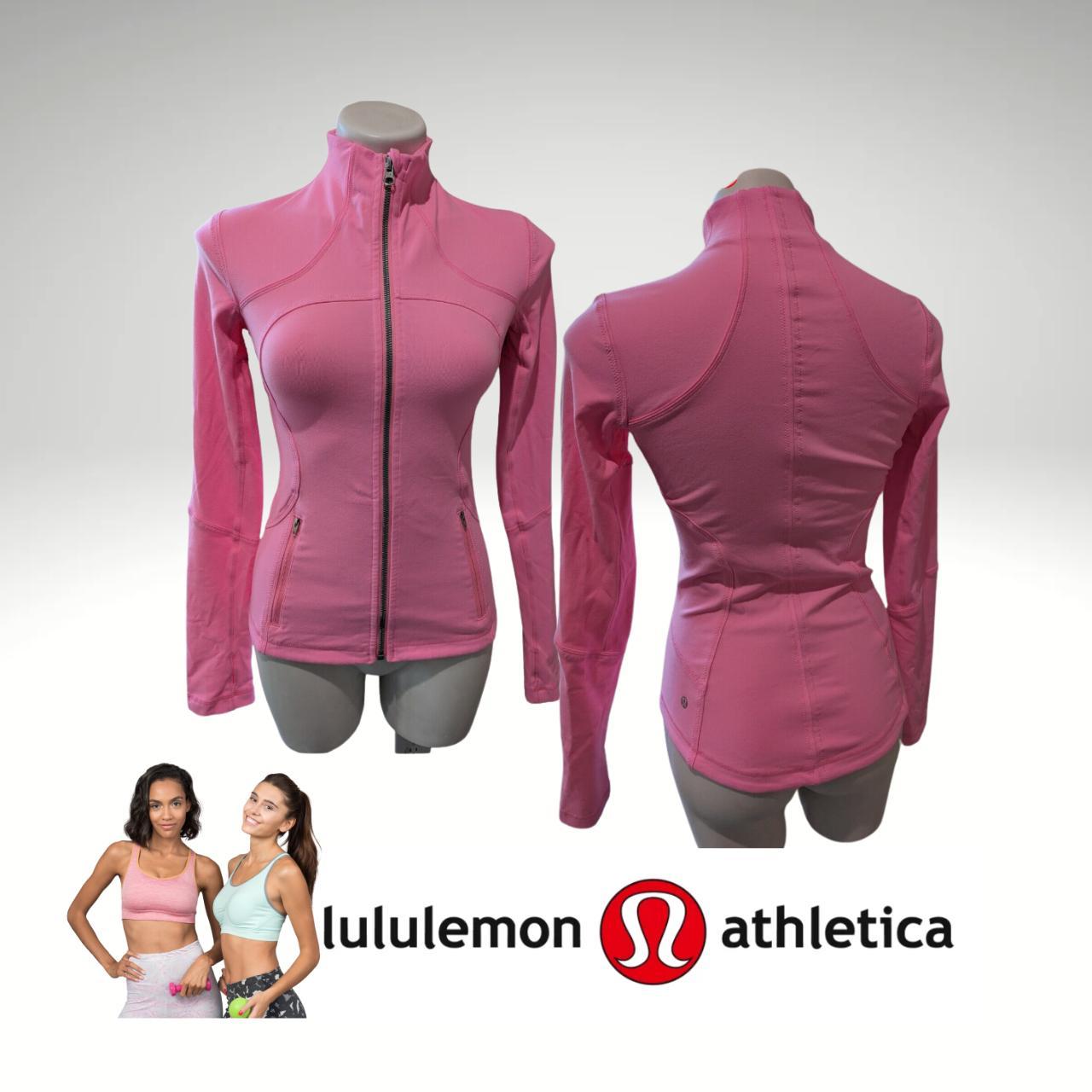 Lululemon Athletica Define Zip Up Jacket Neon Bubble | Depop