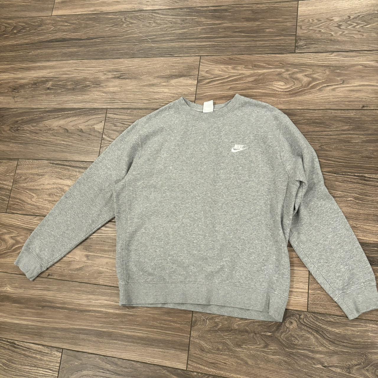 mens grey nike sweatshirt