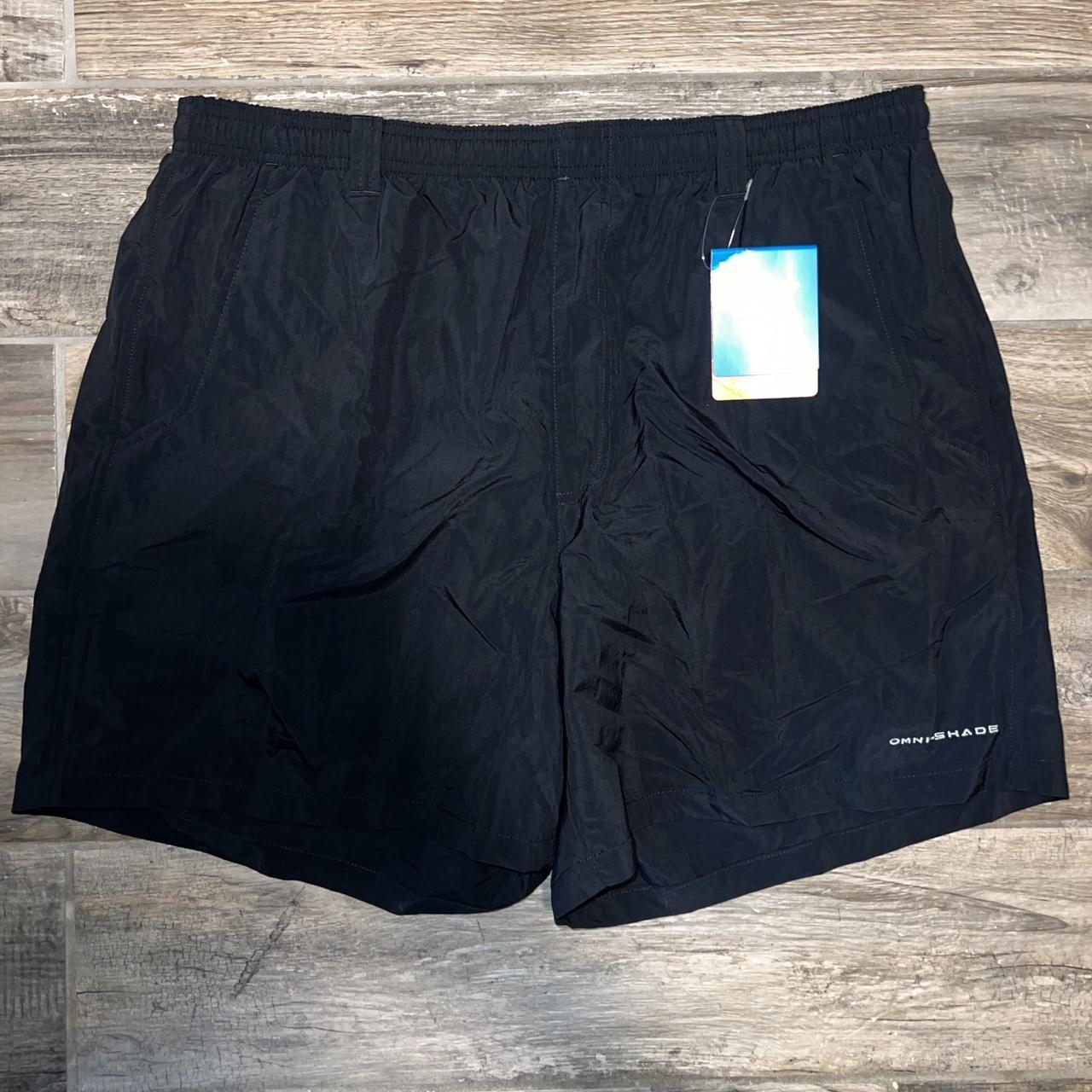 NWT COLUMBIA PFG Black Backcast III Water Shorts Depop