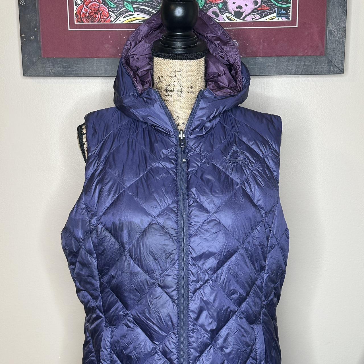 Gerry Weber Down Reversible Purple Vest Women's Depop