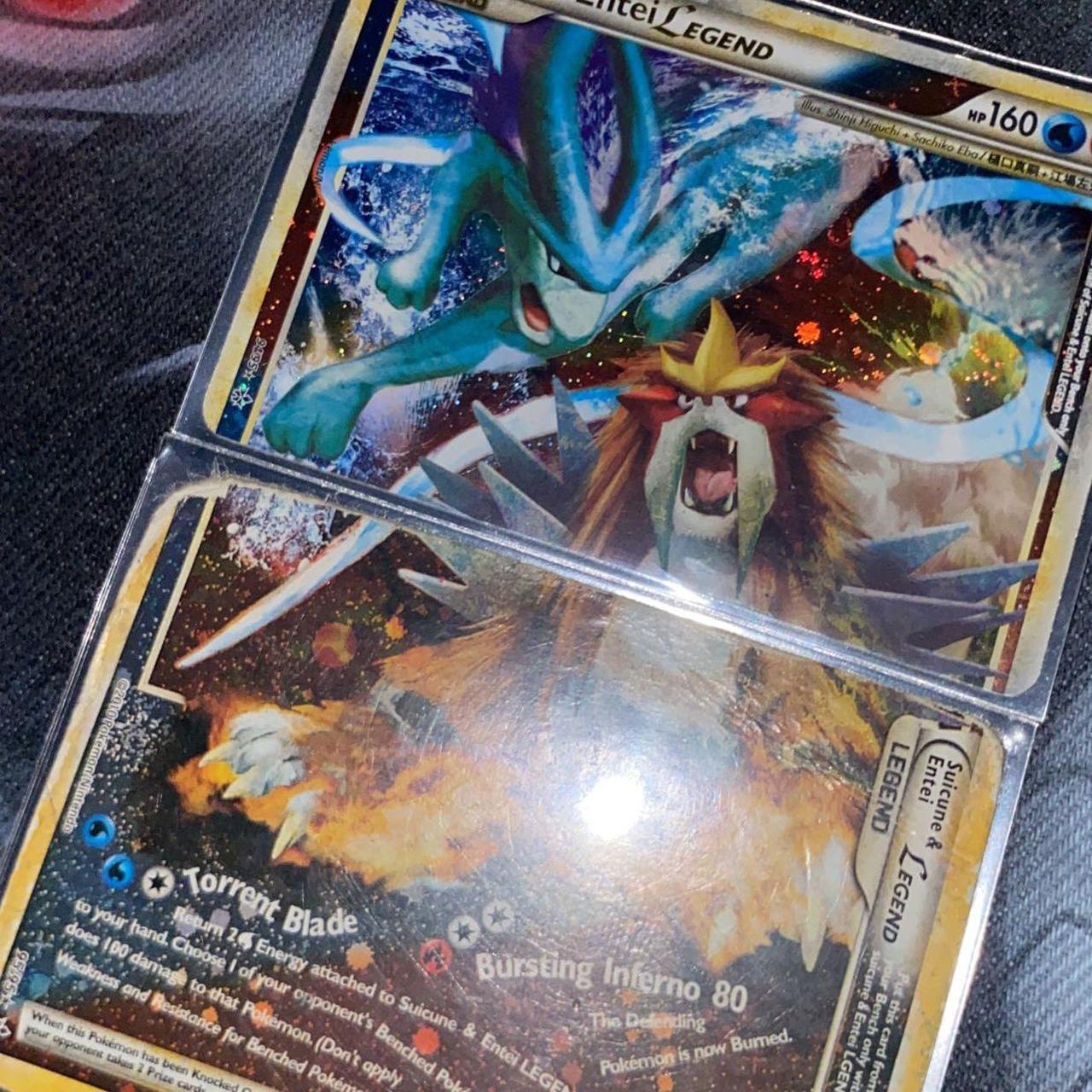SUICUNE ENTEI LEGEND 065 066/080 PSA 10 POKEMON | Depop