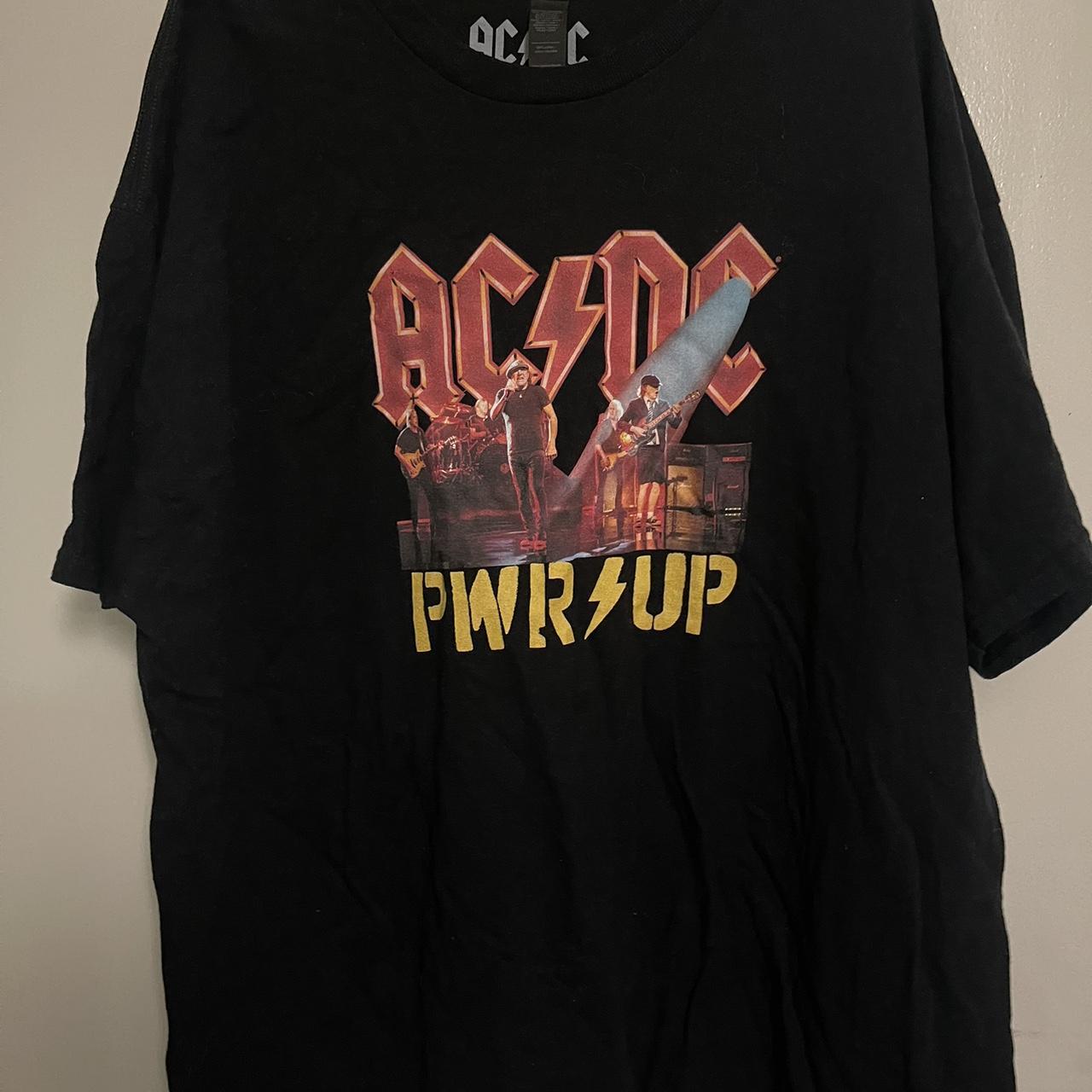 Black AC/DC Power Up Tour shirt #ACDC - Depop