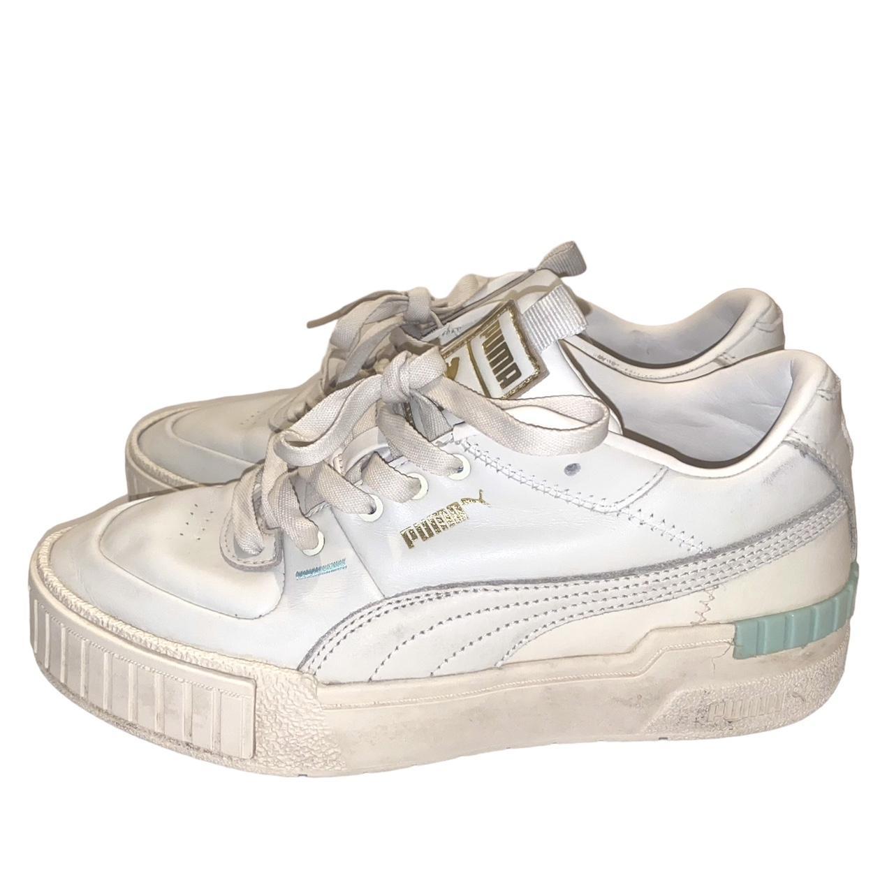 PUMA Cali Court Sneakers Womens Size 5.5 Beige and