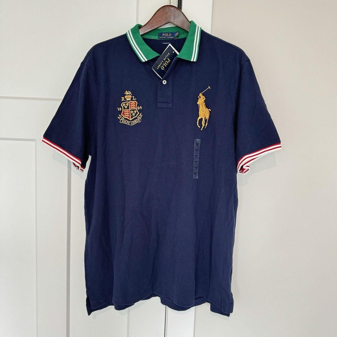 POLO RALPH LAUREN 2024 CREST BIG PONY Classic Fit Shirt Size XL