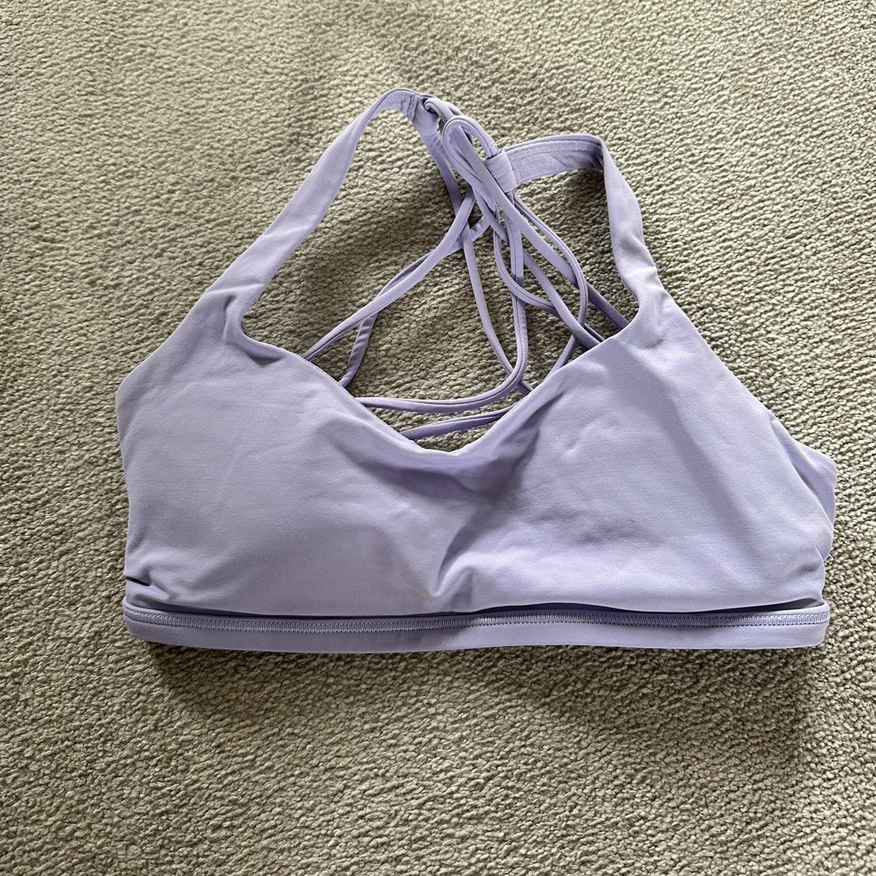 Lululemon Energy sports bra Size 10 Ombré speckled - Depop