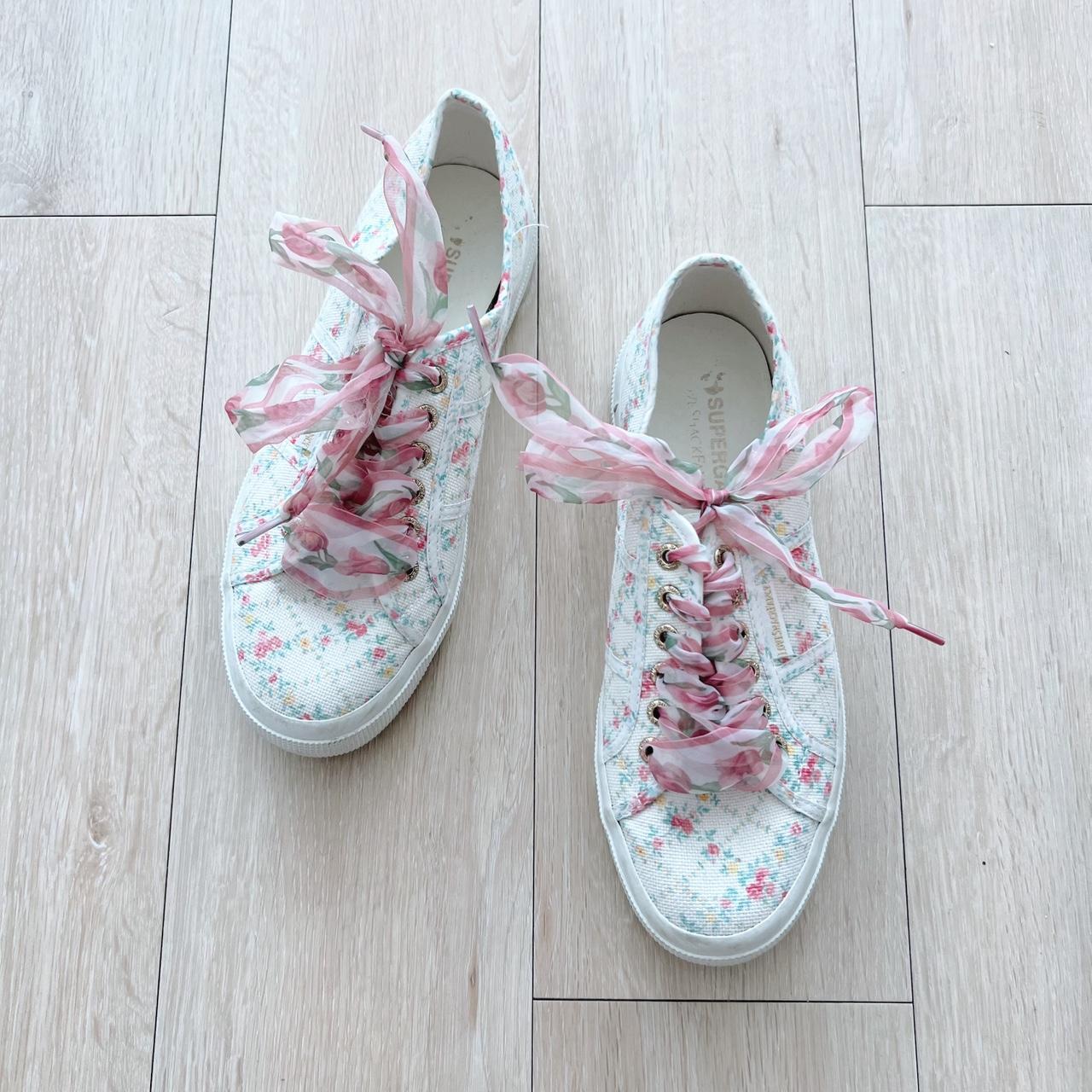 LoveShackFancy Women's Sneakers - White/Multi - U… - image 1