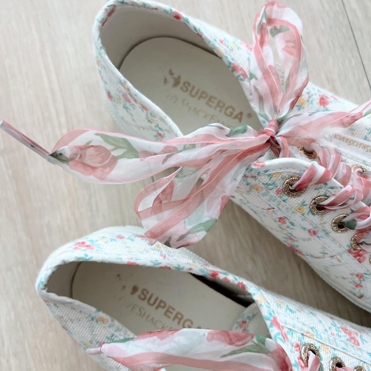 LoveShackFancy Women's Sneakers - White/Multi - U… - image 5