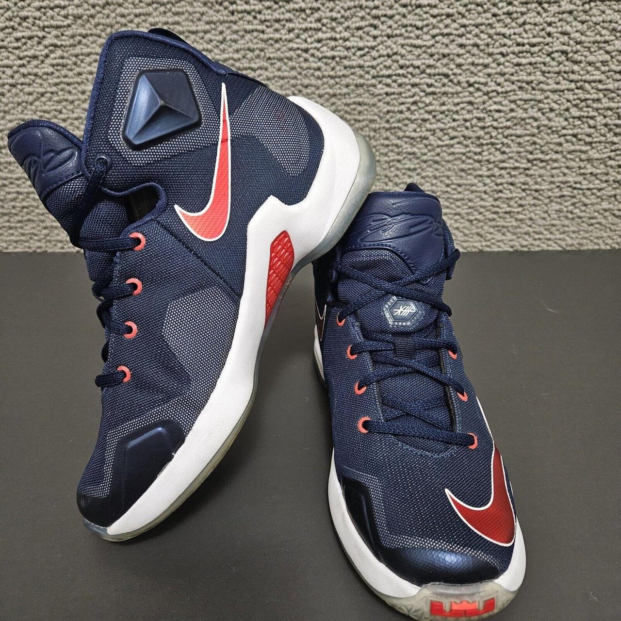 NIKE LeBron Xlll Navy popular Blue Sneakers