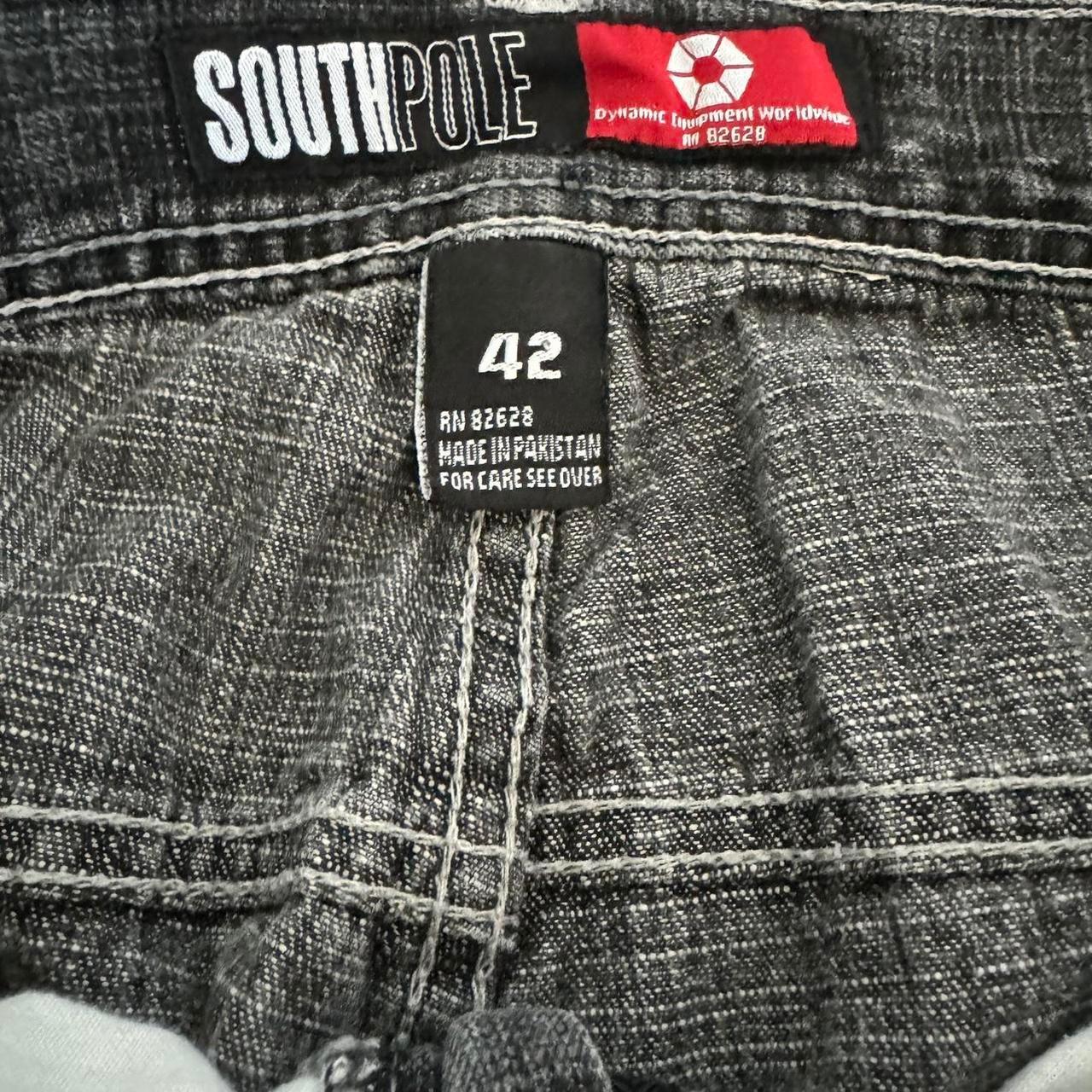 Southpole Men's Black and Grey Jeans Black and... - Depop