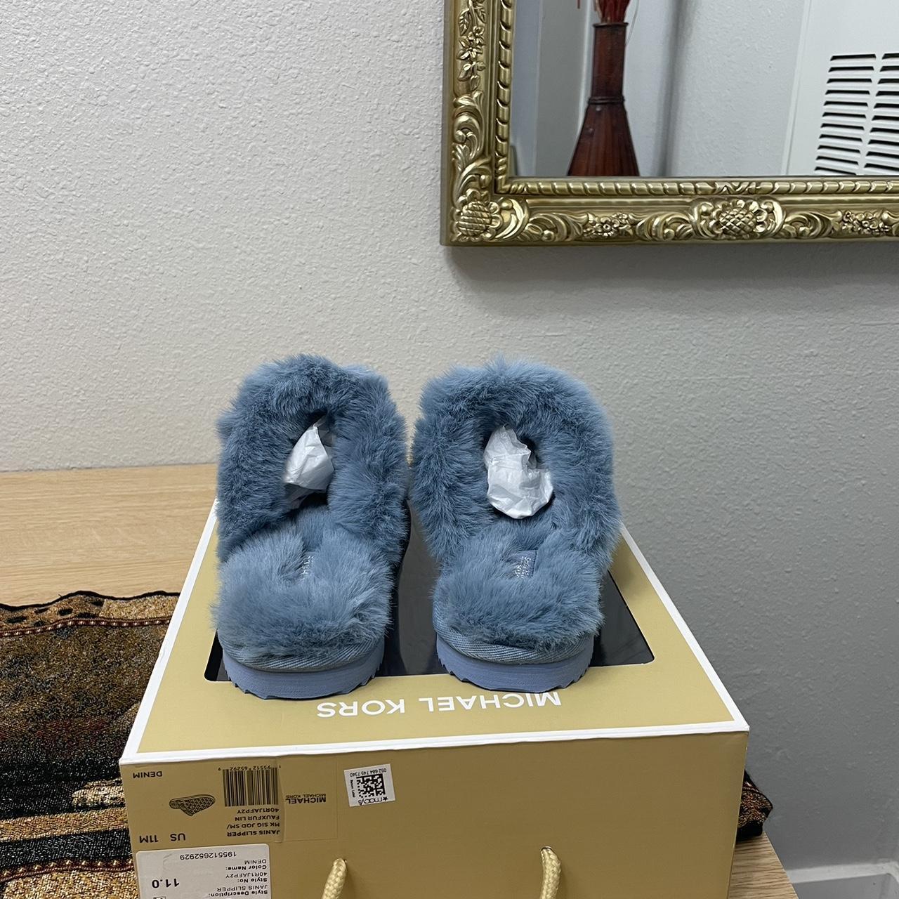 Michael kors slippers womens blue online