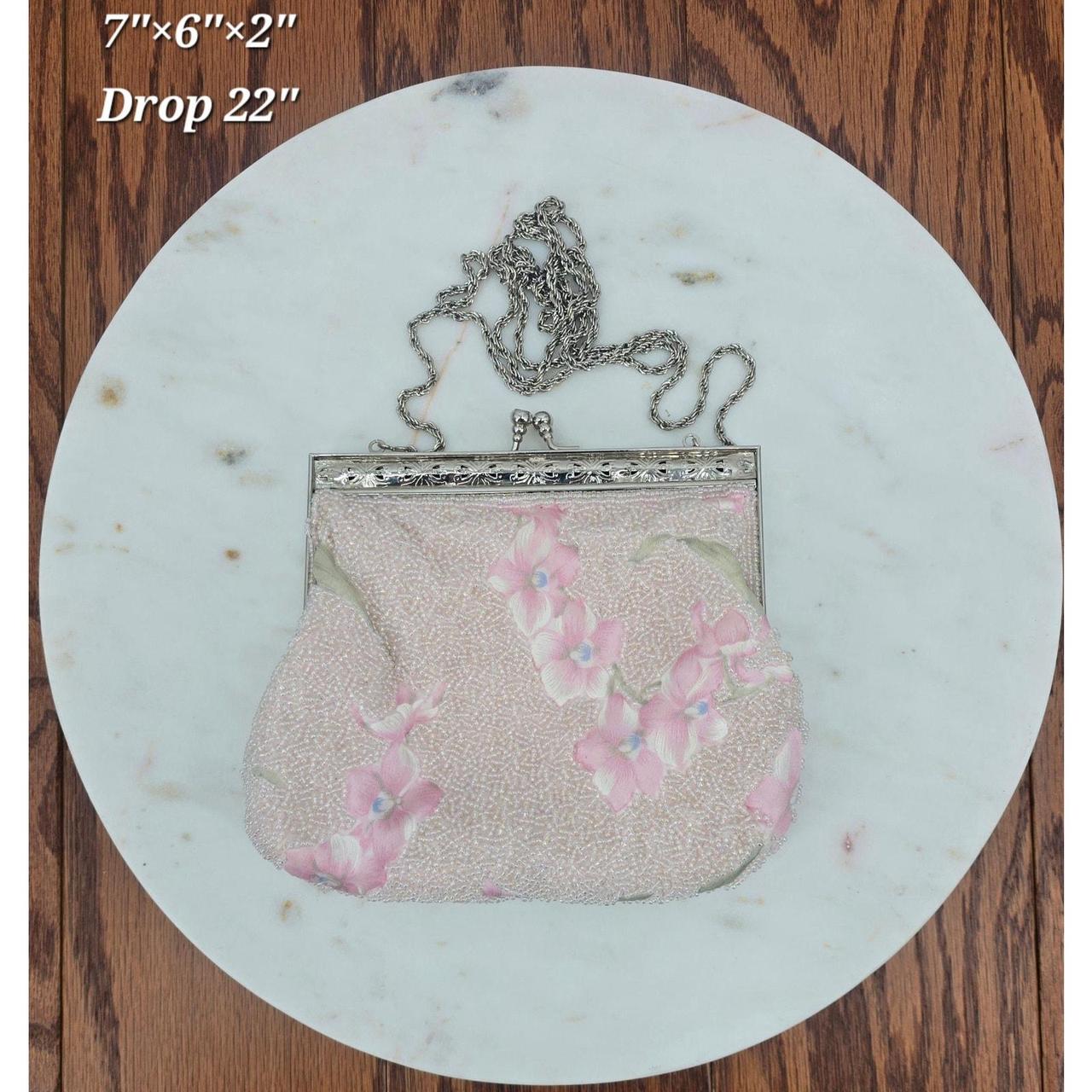 Source Unknown Women's Bag - Pink/White – Vintage… - image 1